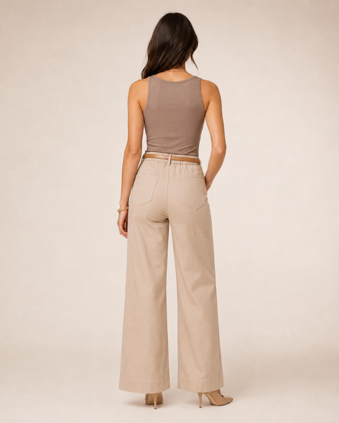 Pantalon Éliane — Tailleur Ivoire