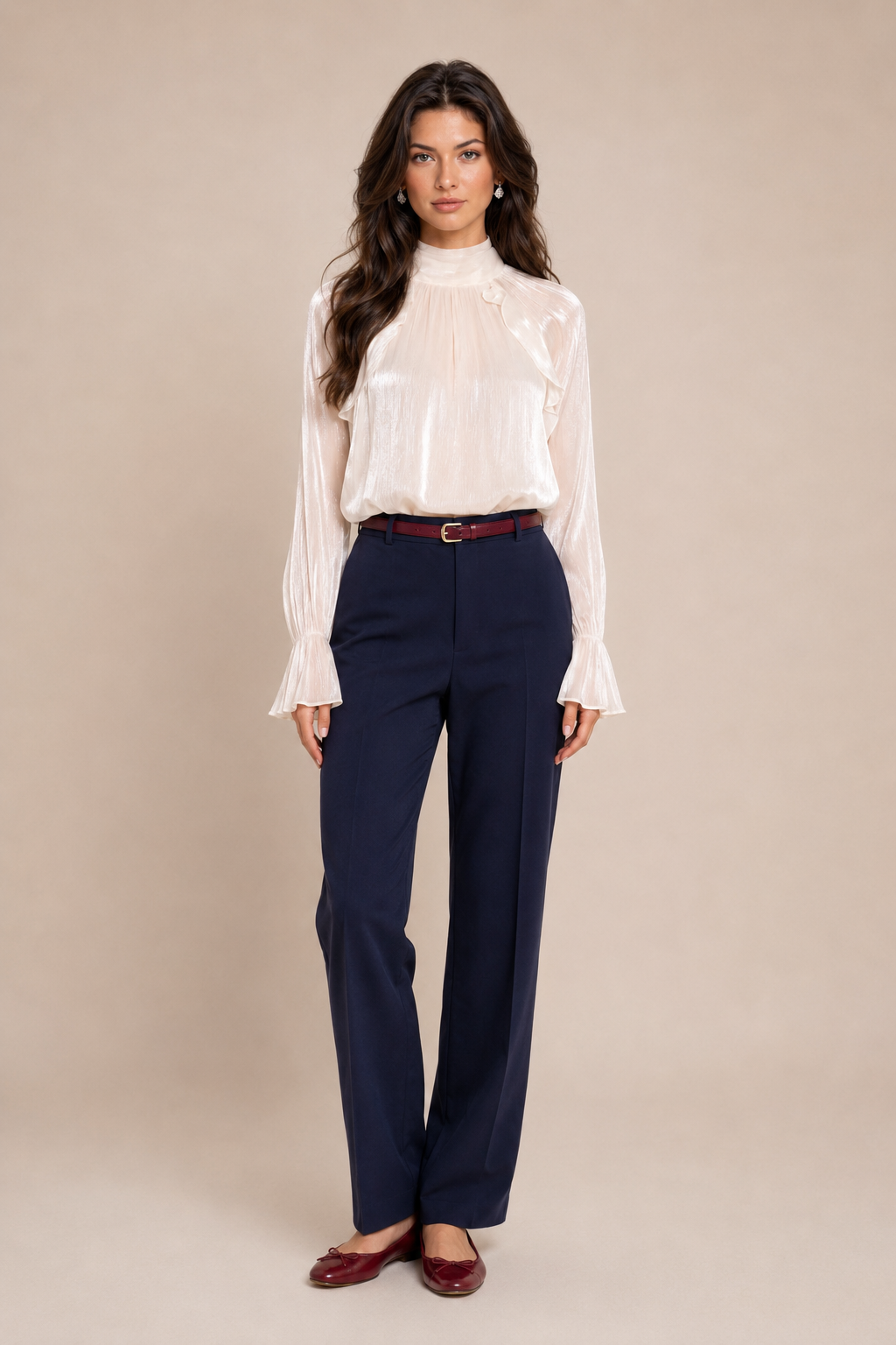 Top Alméa — Voile Nacré Ivoire